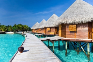 Paysage des Maldives